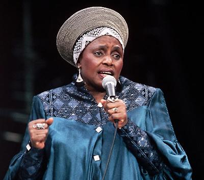 Мириам Макеба (Miriam Makeba) - южноафриканская певица, борец за гражданские права и обладатель премии &laquo;Грэмми&raquo;. Также была известна под сценическим псевдонимом &laquo;Мама Африка&raquo;.