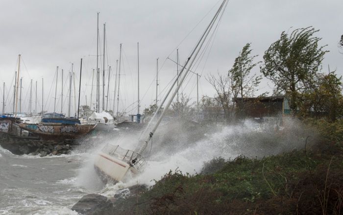 Разрушения от урагана "Сэнди" (173 фото)