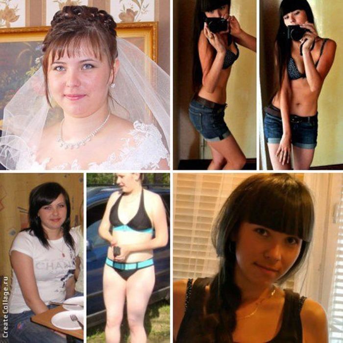 Девушки, которым удалось похудеть (34 фото)