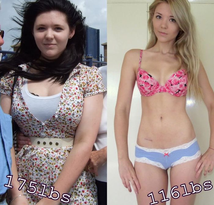 Девушки, которым удалось похудеть (34 фото)