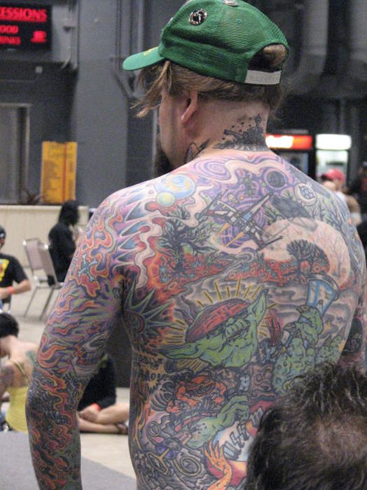 Люди, чьи тела изукрашены татуировками (80 фото)