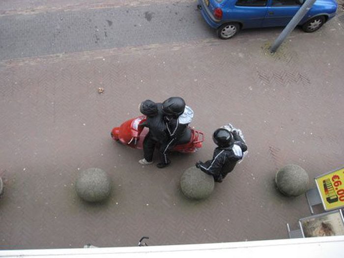 Неудачное ограбление (16 фото)