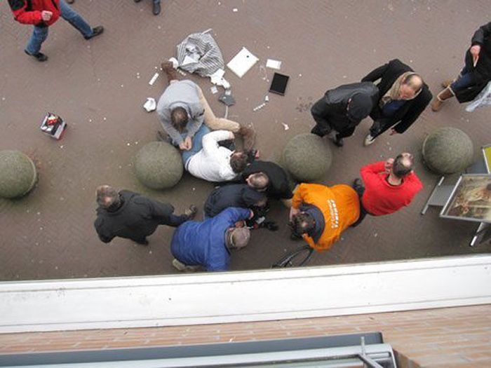 Неудачное ограбление (16 фото)