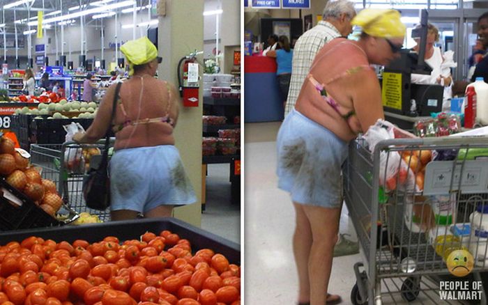 Смешные люди из супермаркетов.  (45 фото)