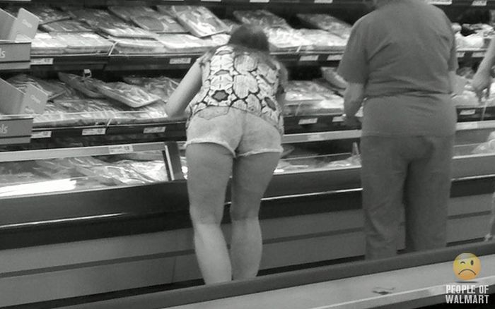 Смешные люди из супермаркетов.  (45 фото)