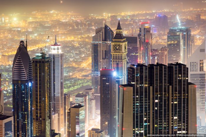 Удивительные виды с крыш Дубая (60 фото)