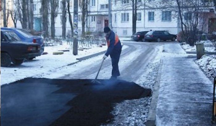 Дорожные службы появляются только с наступлением холодов (94 фото)