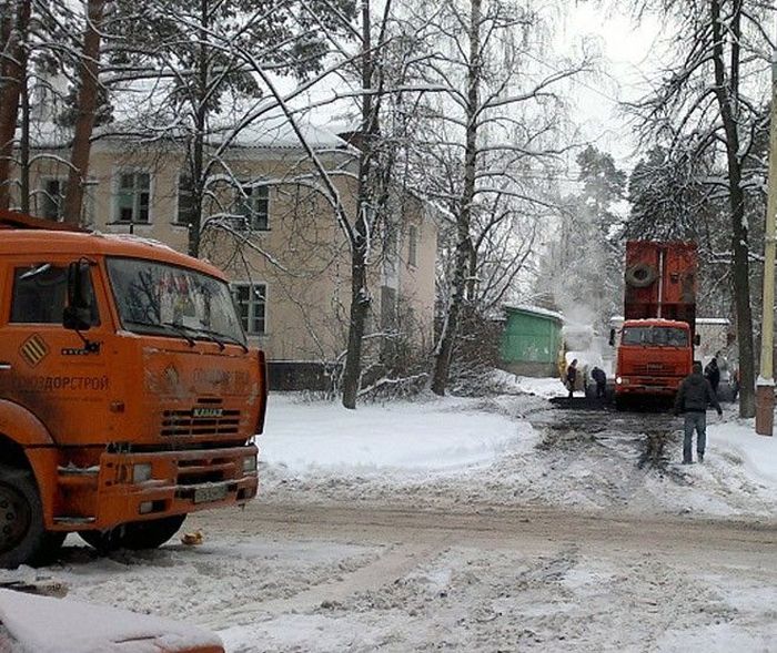 Дорожные службы появляются только с наступлением холодов (94 фото)