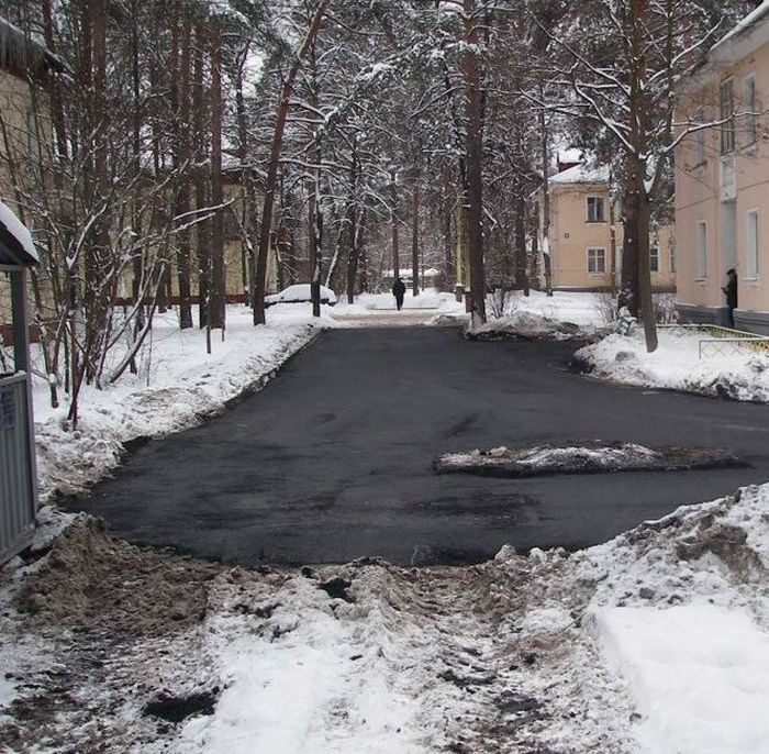 Дорожные службы появляются только с наступлением холодов (94 фото)