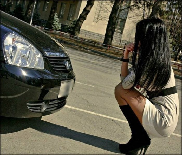 Сексуальные девушки и заряженные автомобили (80 фото)